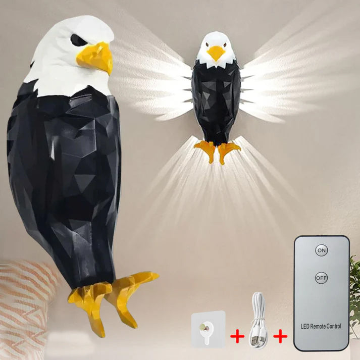 Bald Eagle Wall Lamp