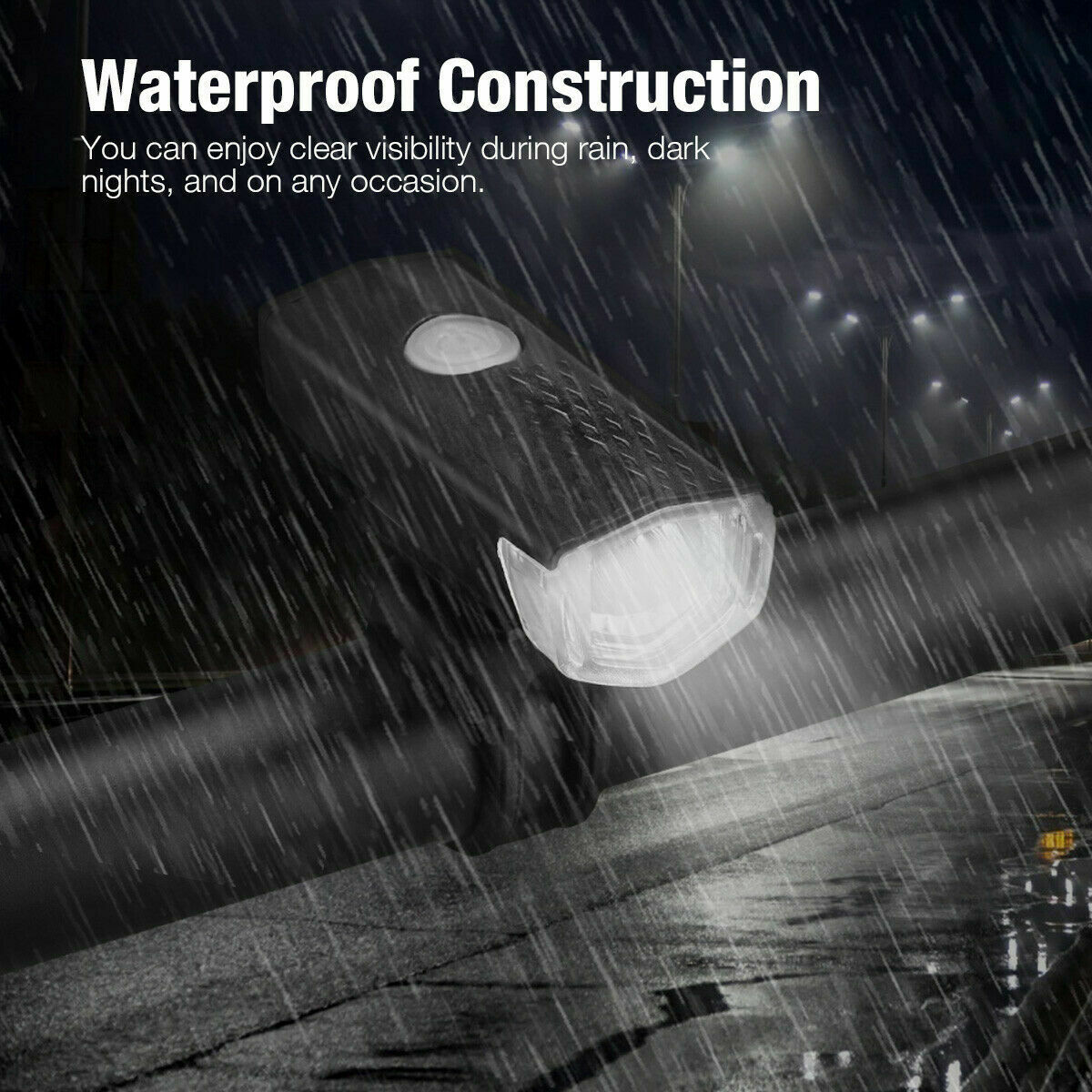 Rainproof USB Rechargeable LED Bike Lights