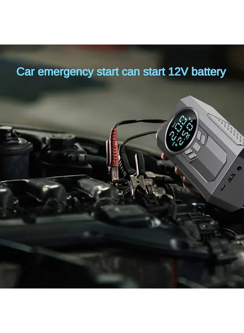 Portable Car Jump Starter + Air Pump with LED