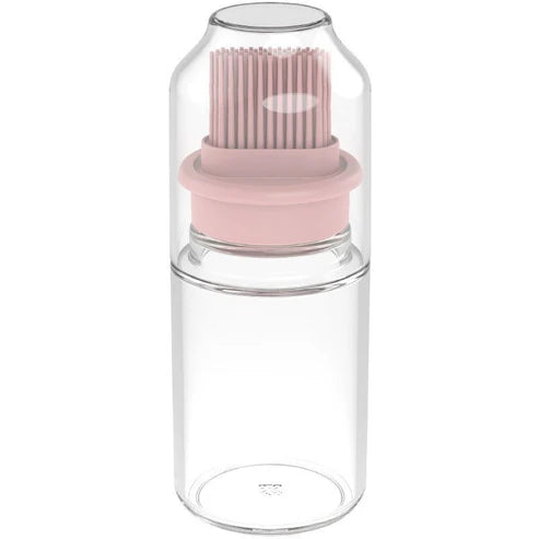 Portable Oil Bottle with Brush Silicone Barbecue Liquid Gadgets